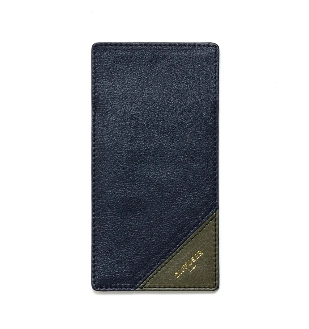 DIFFUSER TOKYO / INNER POCKET EYEWEAR CASE 2 / DARK NAVY & KHAKI