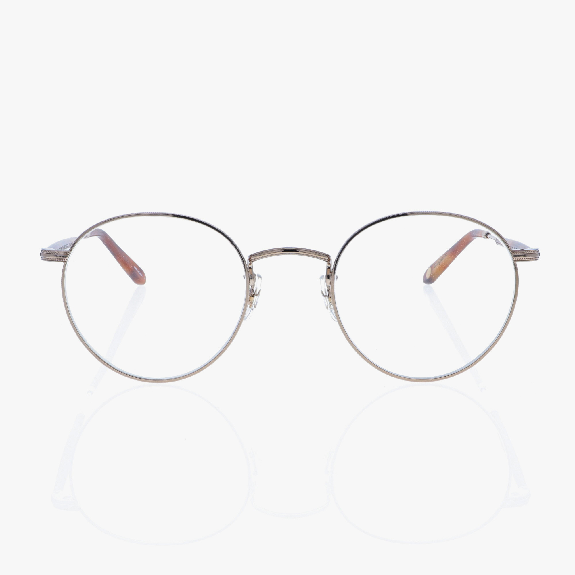GARRETT LEIGHT / WILSON M / COPPER-MATTE DARK HONEY TORTOISE