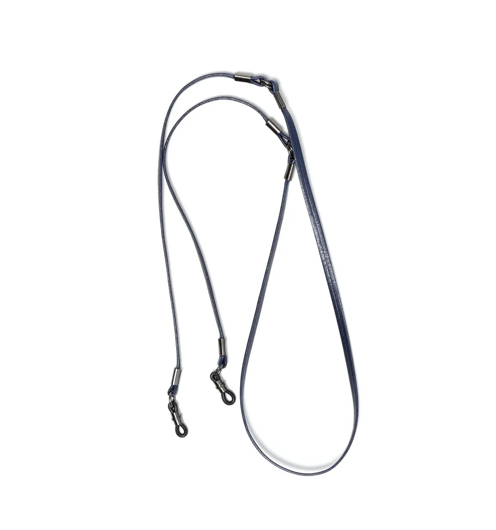DIFFUSER TOKYO / UNEVEN DYED LEATHER GLASS CODE / NAVY