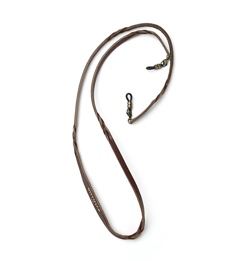 DIFFUSER TOKYO / TWISTED LEATHER SOFT BRACECODE / DARK BROWN