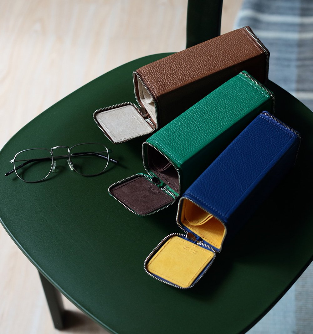 DIFFUSER TOKYO / RHOMBUS PRISM STORAGEBOX TYPE2 / BLUE & YELLOW