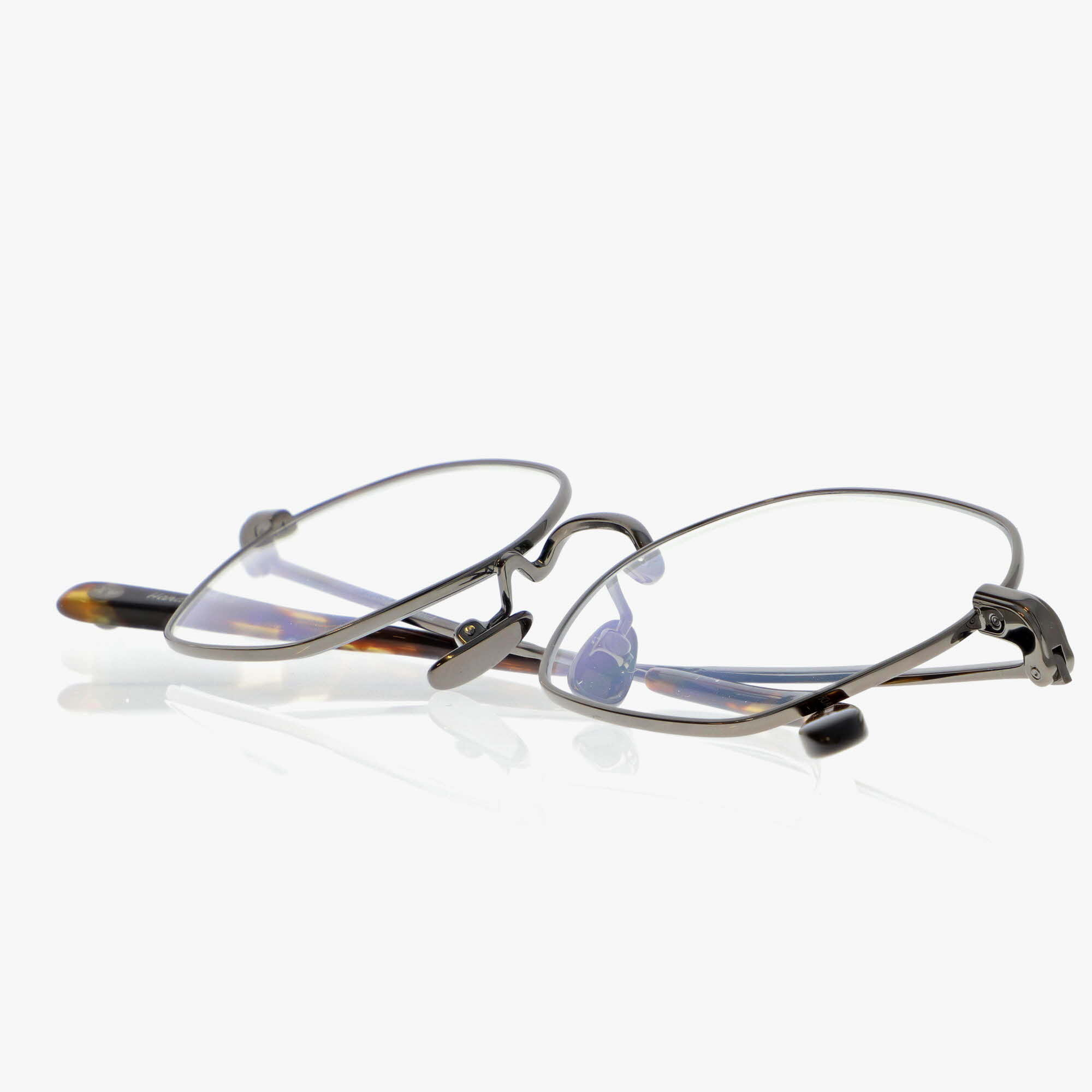 GARRETT LEIGHT / KAISER / GUNMETAL - AGATE TORTOISE