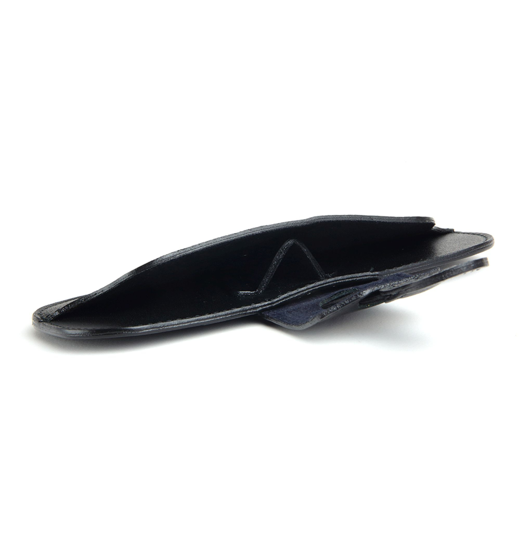 DIFFUSER TOKYO / OIL LEATHER SMART EYEWEAR CASE / BLACK & BLACK