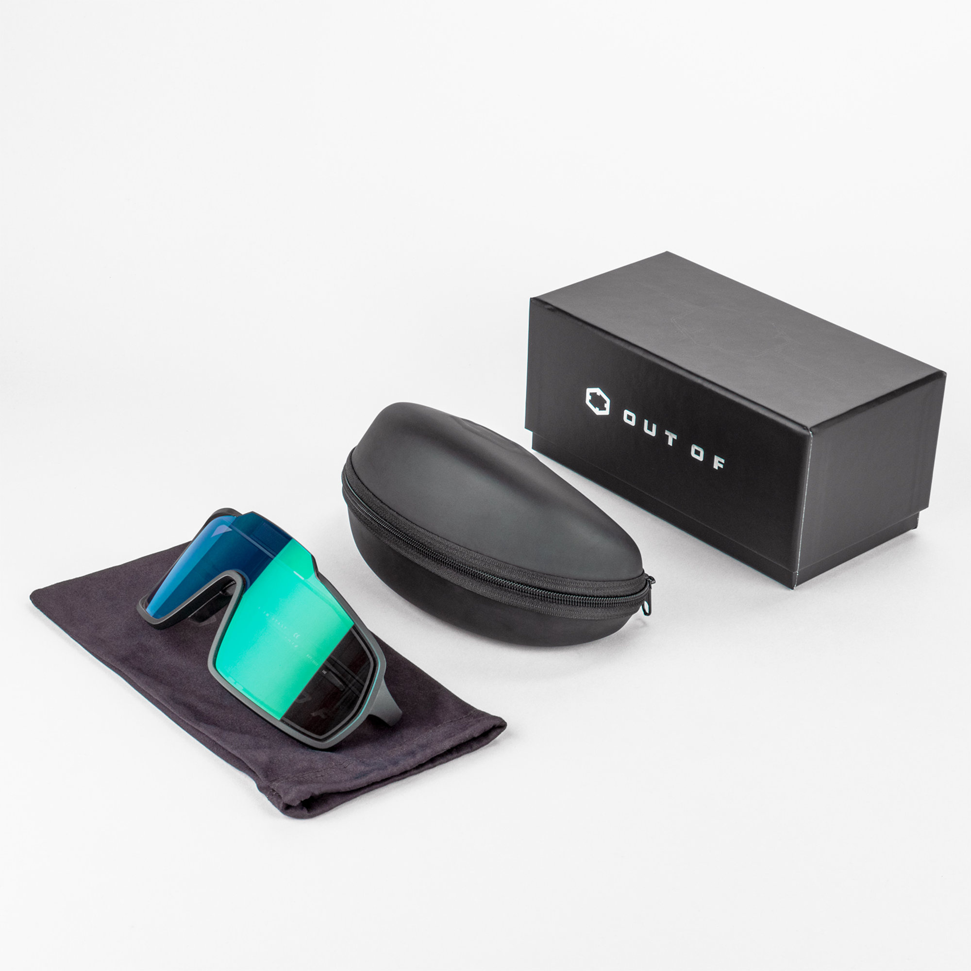 OUT OF / BOT 2 / BLACK - IRID GREEN