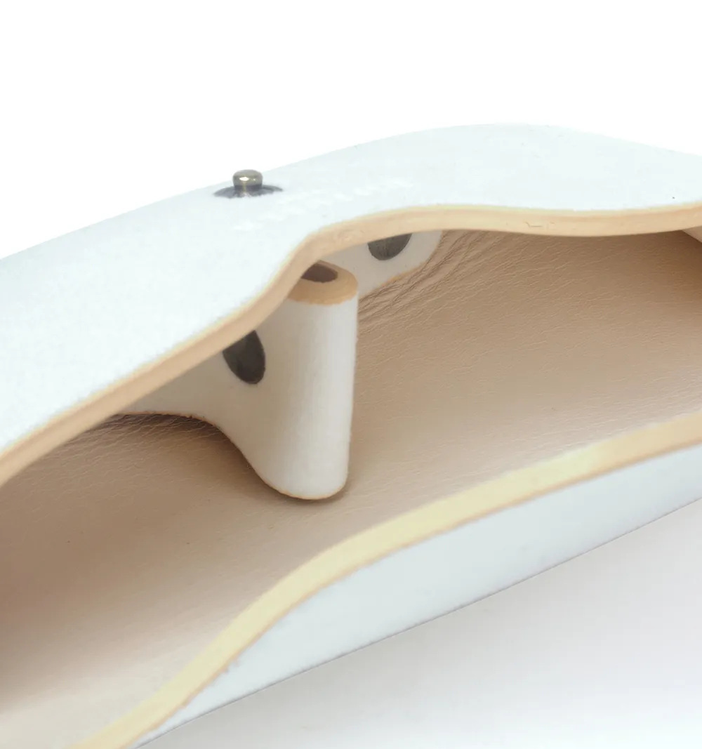 DIFFUSER TOKYO / TECH SUEDE EYEWEAR CASE / WHITE & NATURAL