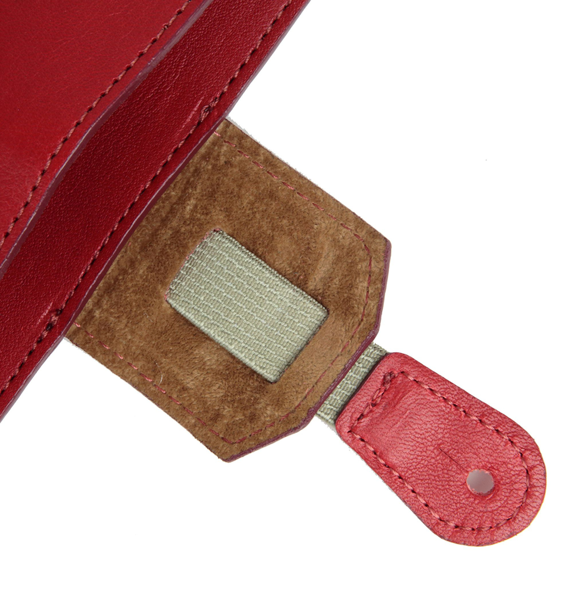DIFFUSER TOKYO / OIL LEATHER SMART EYEWEAR CASE / RED & LIGHT BROWN