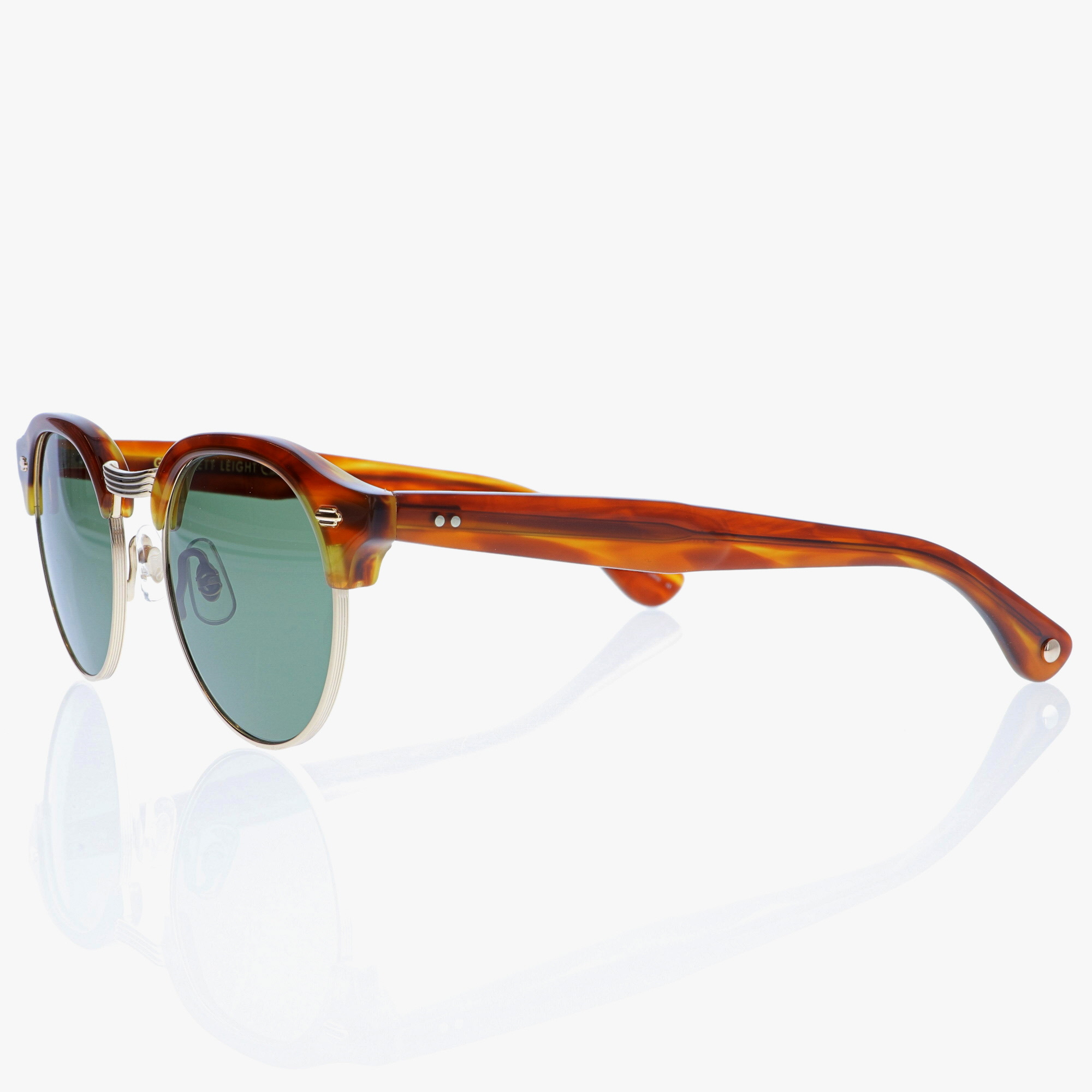 GARRETT LEIGHT / OAKWOOD SUN / HONEY AMBER TORTOISE-GOLD