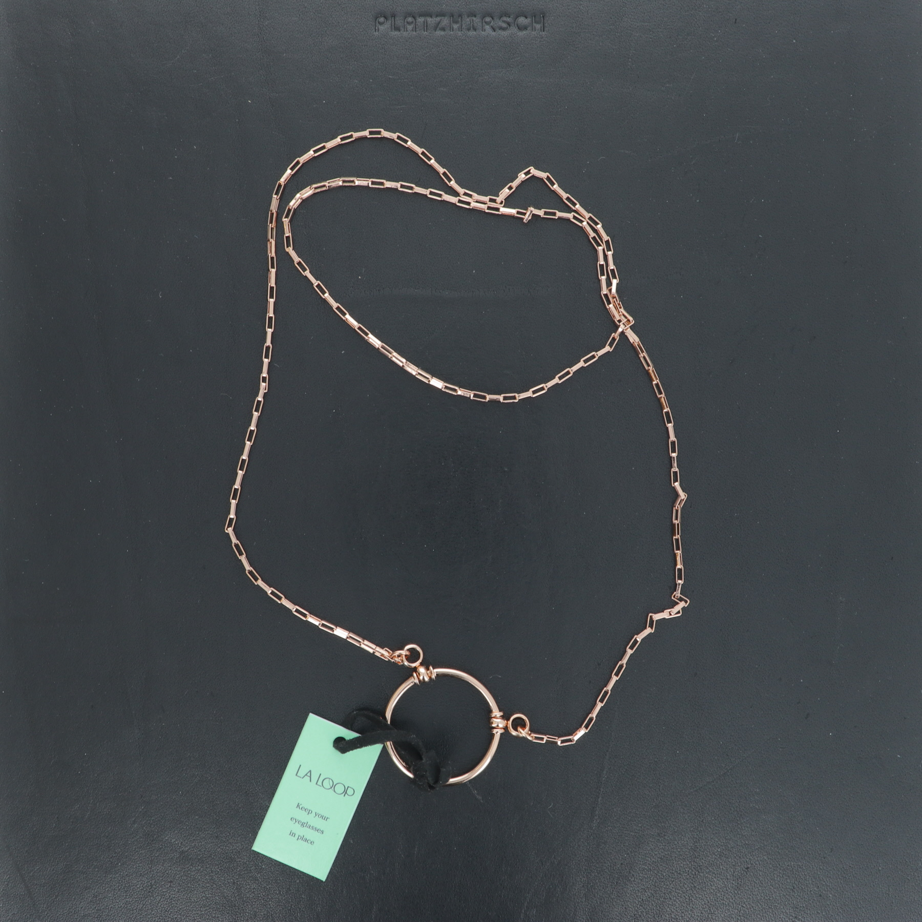LA LOOP / JEWELRY 425RG / ROSE GOLD PLATED PETITE CHAIN