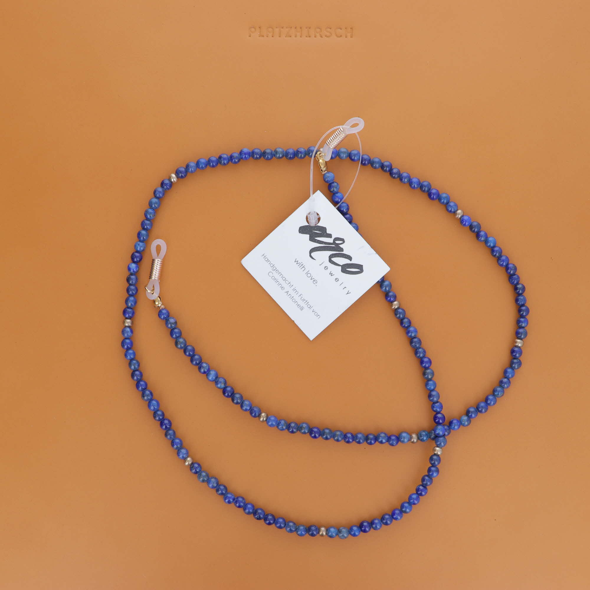 ARCO JEWELRY / LAPISLAZULI / BRILLENKETTE 253