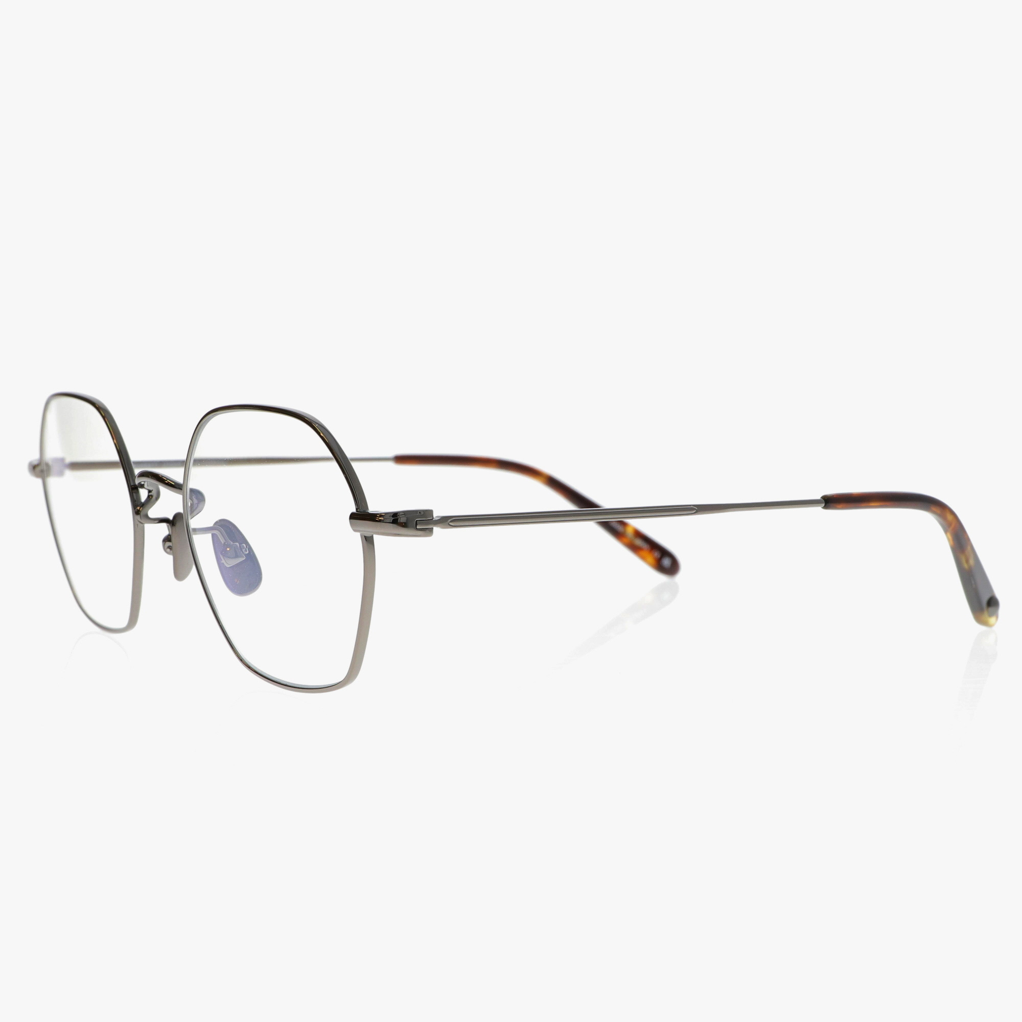 GARRETT LEIGHT / KAISER / GUNMETAL - AGATE TORTOISE