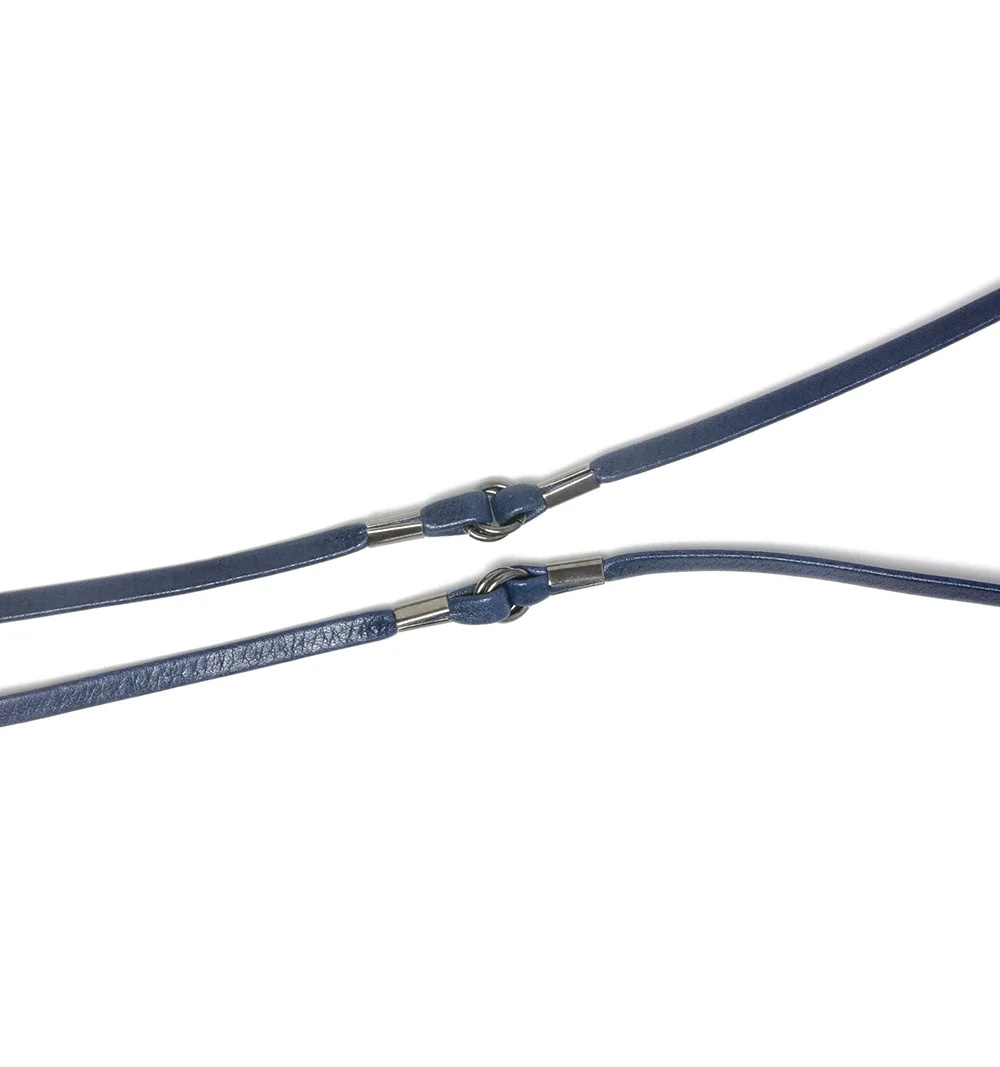 DIFFUSER TOKYO / UNEVEN DYED LEATHER GLASS CODE / NAVY