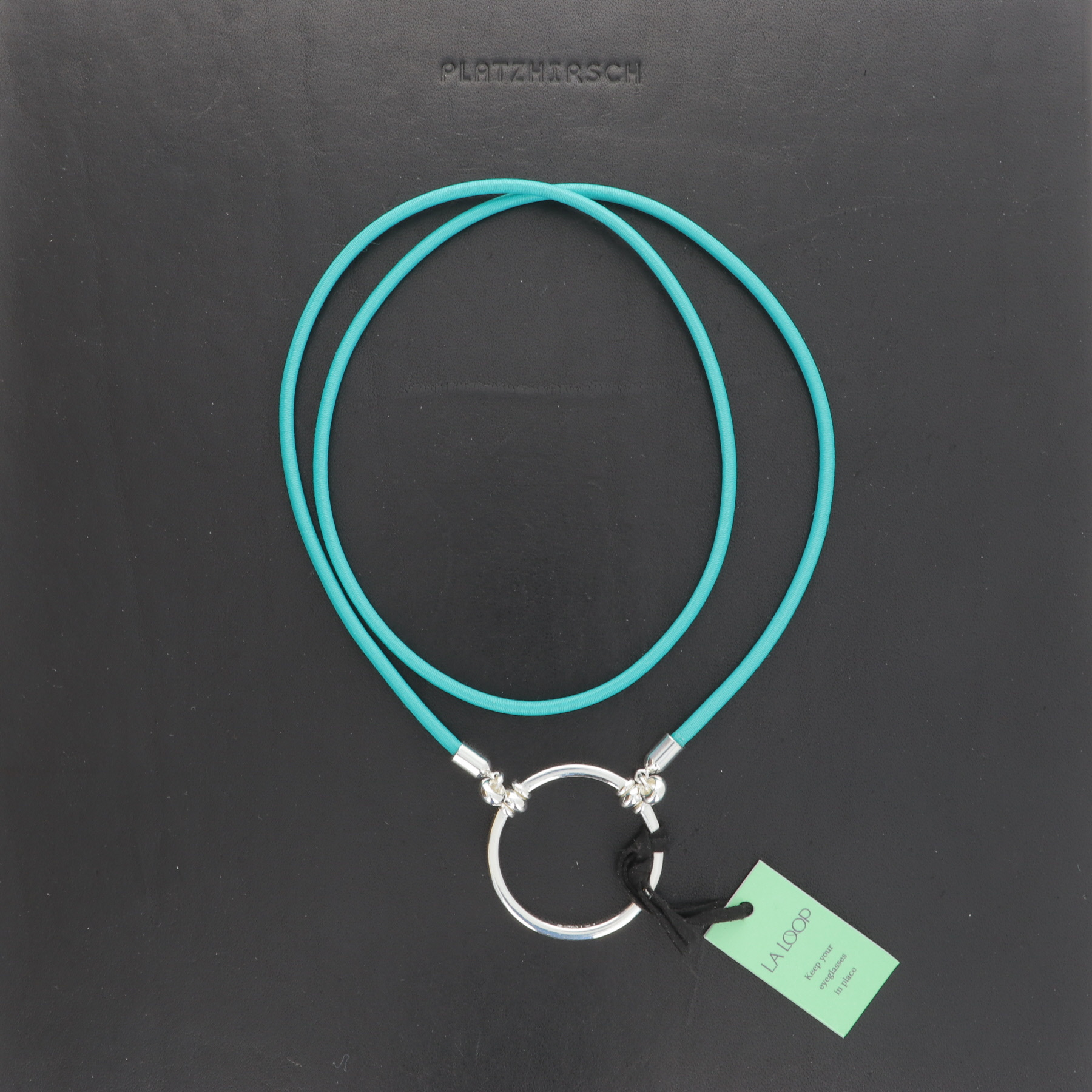 LA LOOP / SPORT SILK STRETCH 705 / TURQUOISE WITH SILVER