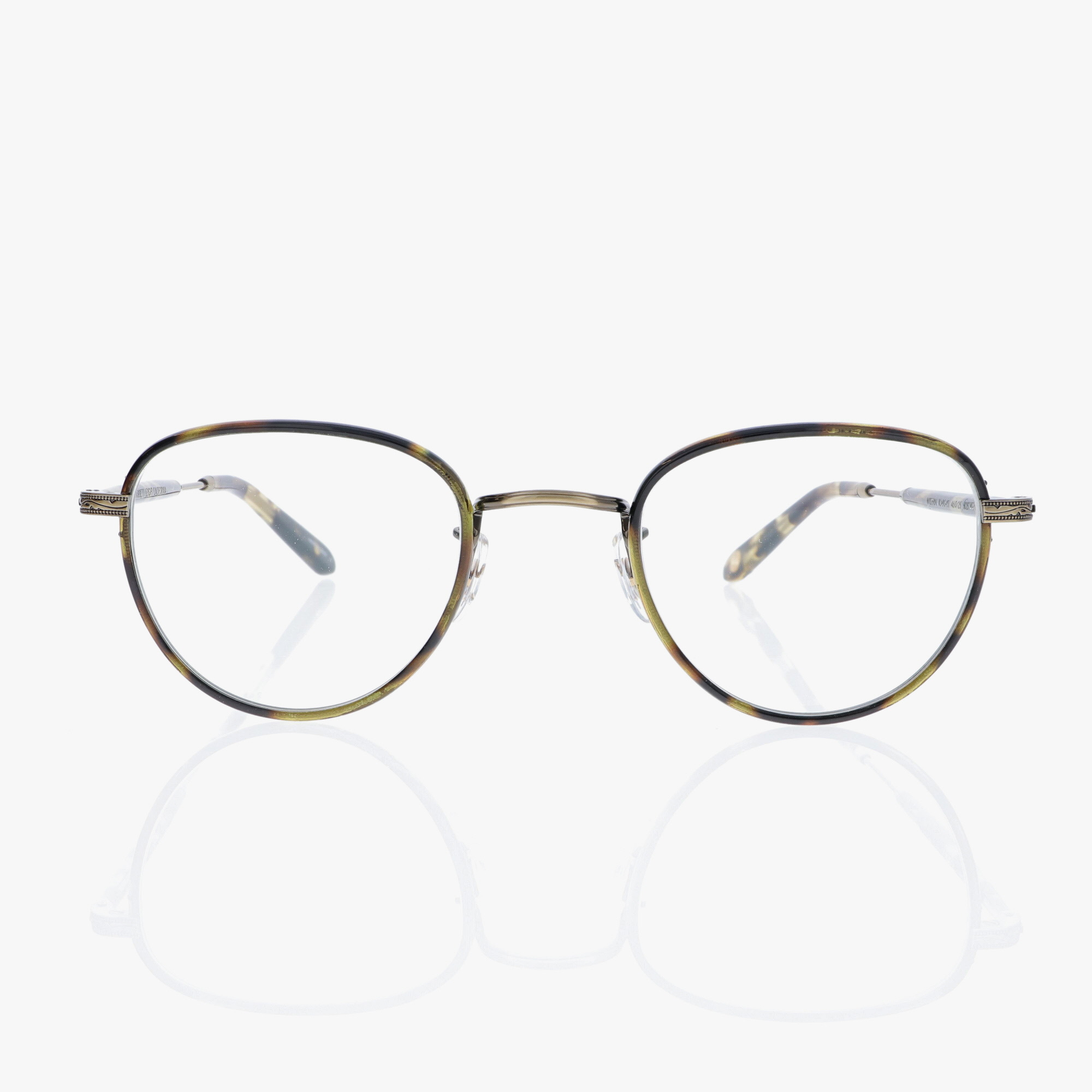 GARRETT LEIGHT / WILTERN / TORTOISE - BRUSHED GOLD - YELLOW TORTOISE