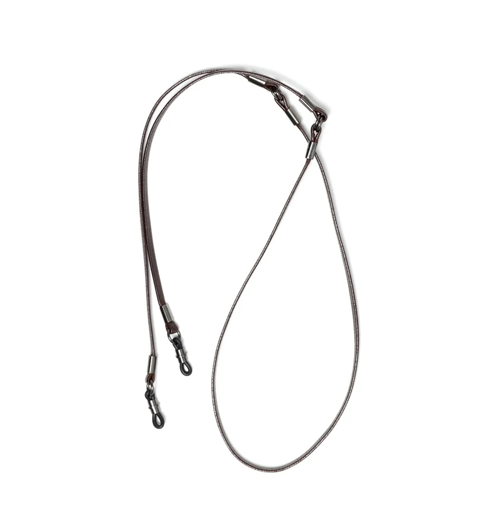 DIFFUSER TOKYO / UNEVEN DYED LEATHER GLASS CODE / DARK BROWN