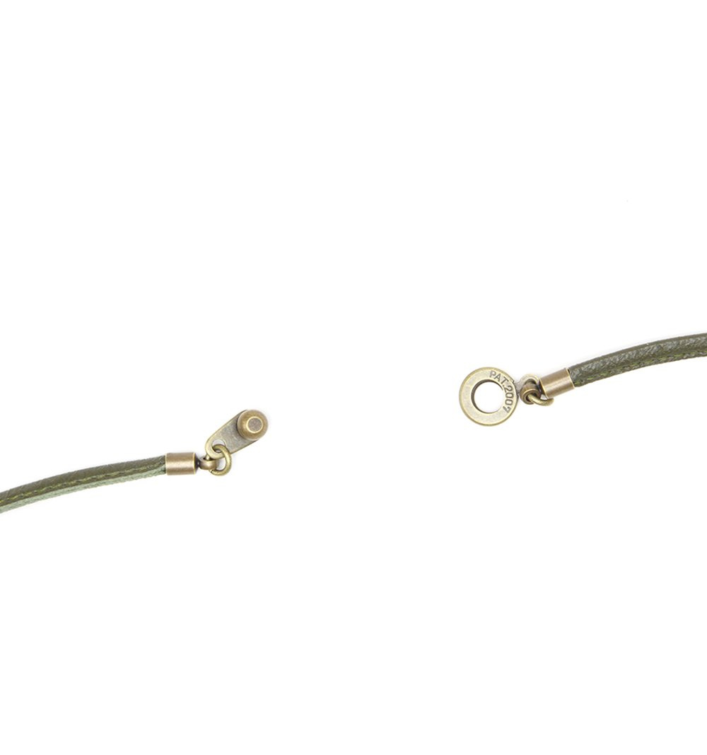 DIFFUSER TOKYO / STICH LEATHER DETACHABLE GLASS CODE / KHAKI
