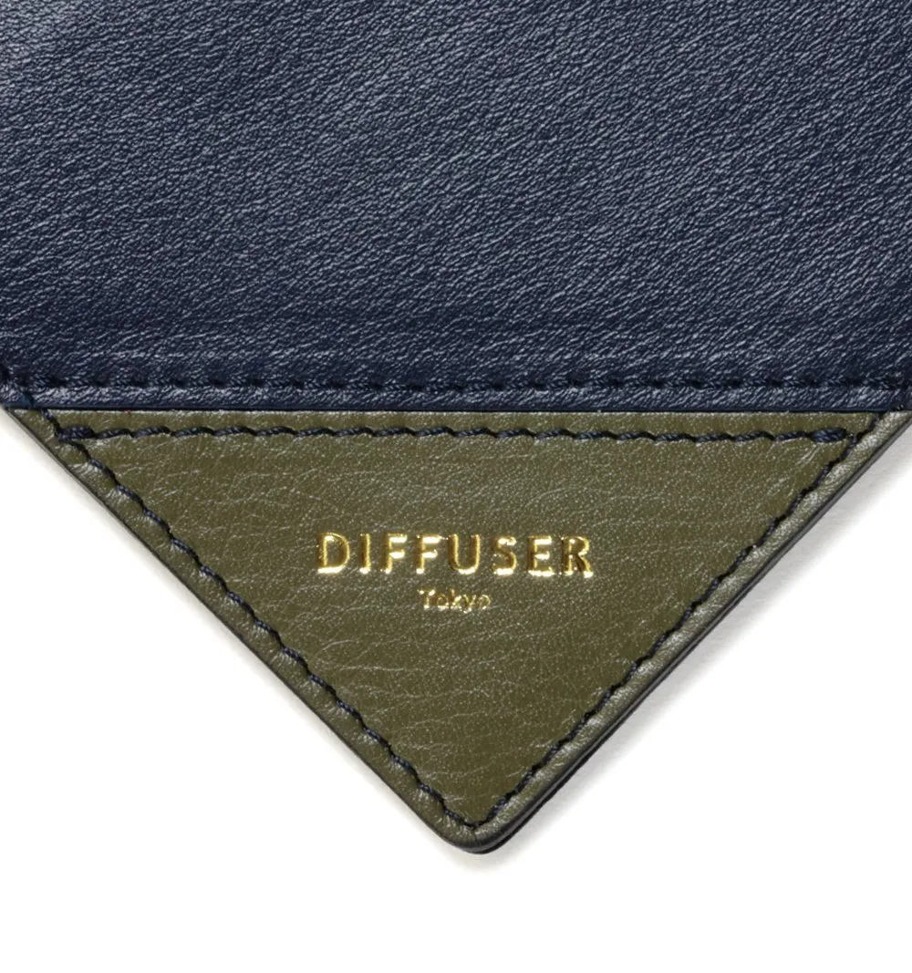 DIFFUSER TOKYO / INNER POCKET EYEWEAR CASE 2 / DARK NAVY & KHAKI