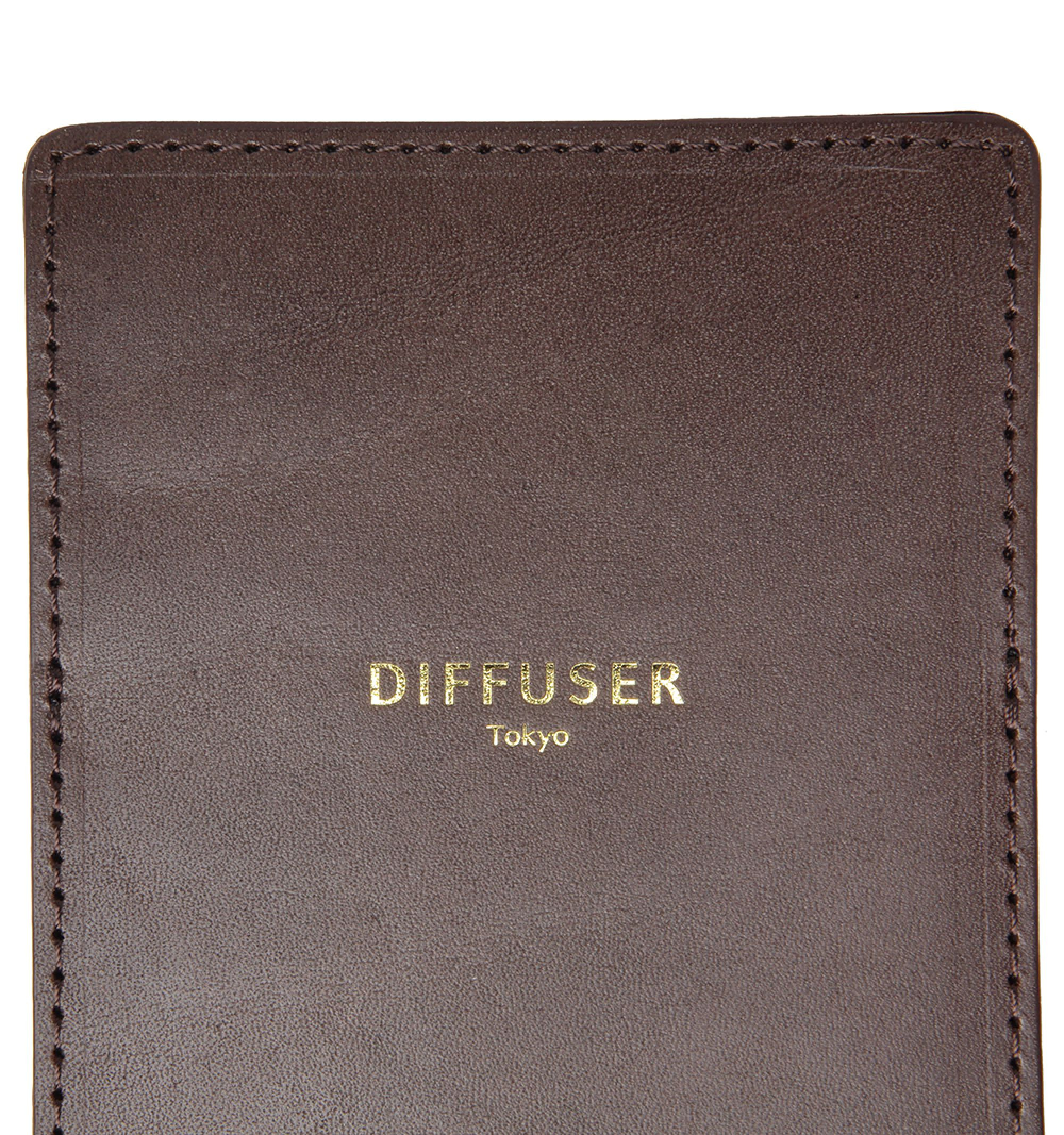 DIFFUSER TOKYO / INNER POCKET EYEWEAR CASE / BROWN & BROWN