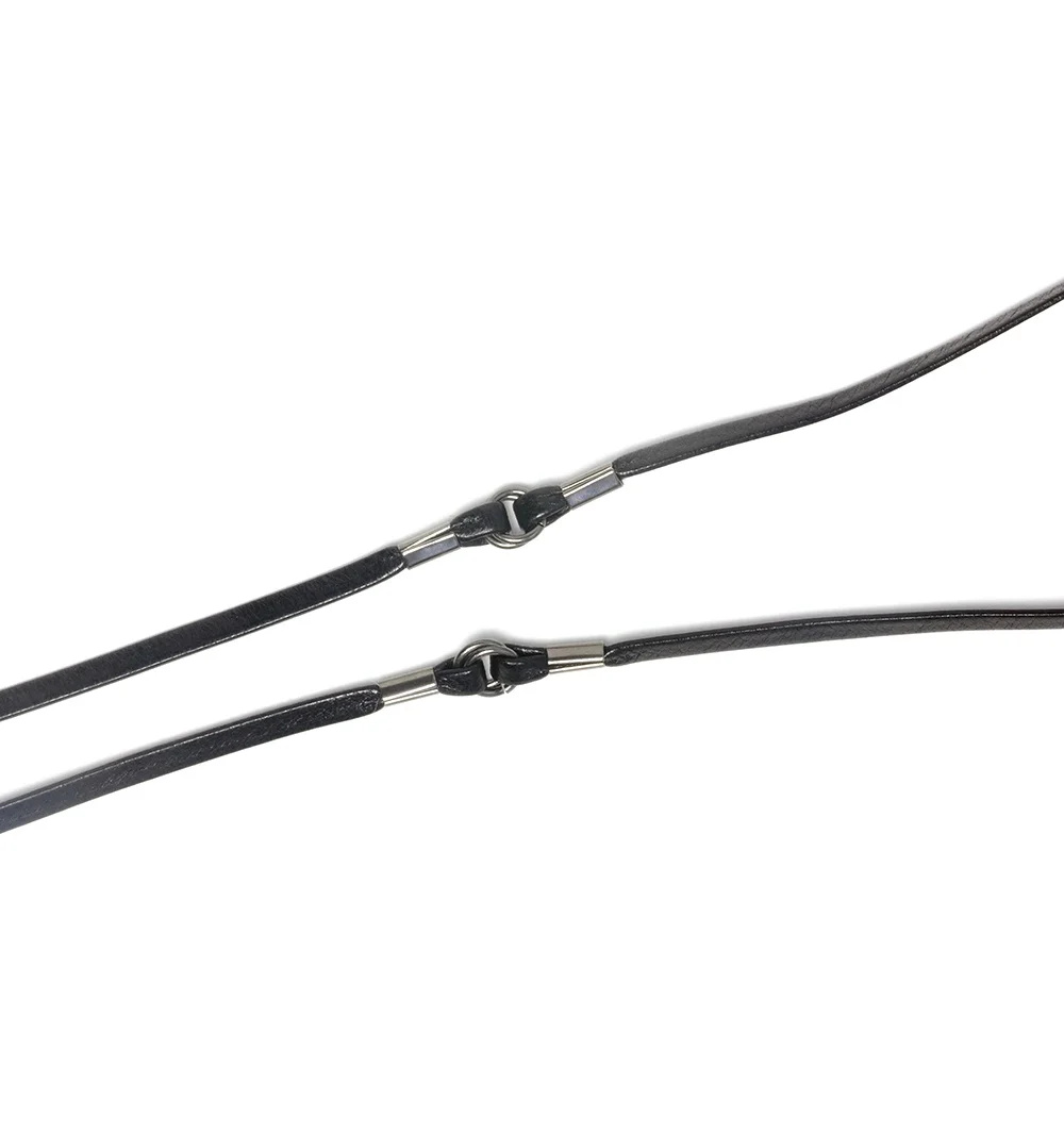 DIFFUSER TOKYO / UNEVEN DYED LEATHER GLASS CODE / BLACK