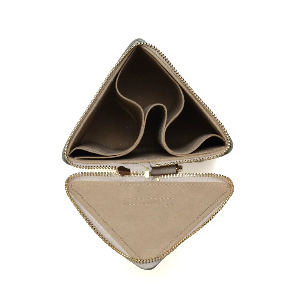 DIFFUSER TOKYO / TRIANGLAR PRISM STRAGE BAG TYPE 3 / LIGHT GREY WHITE