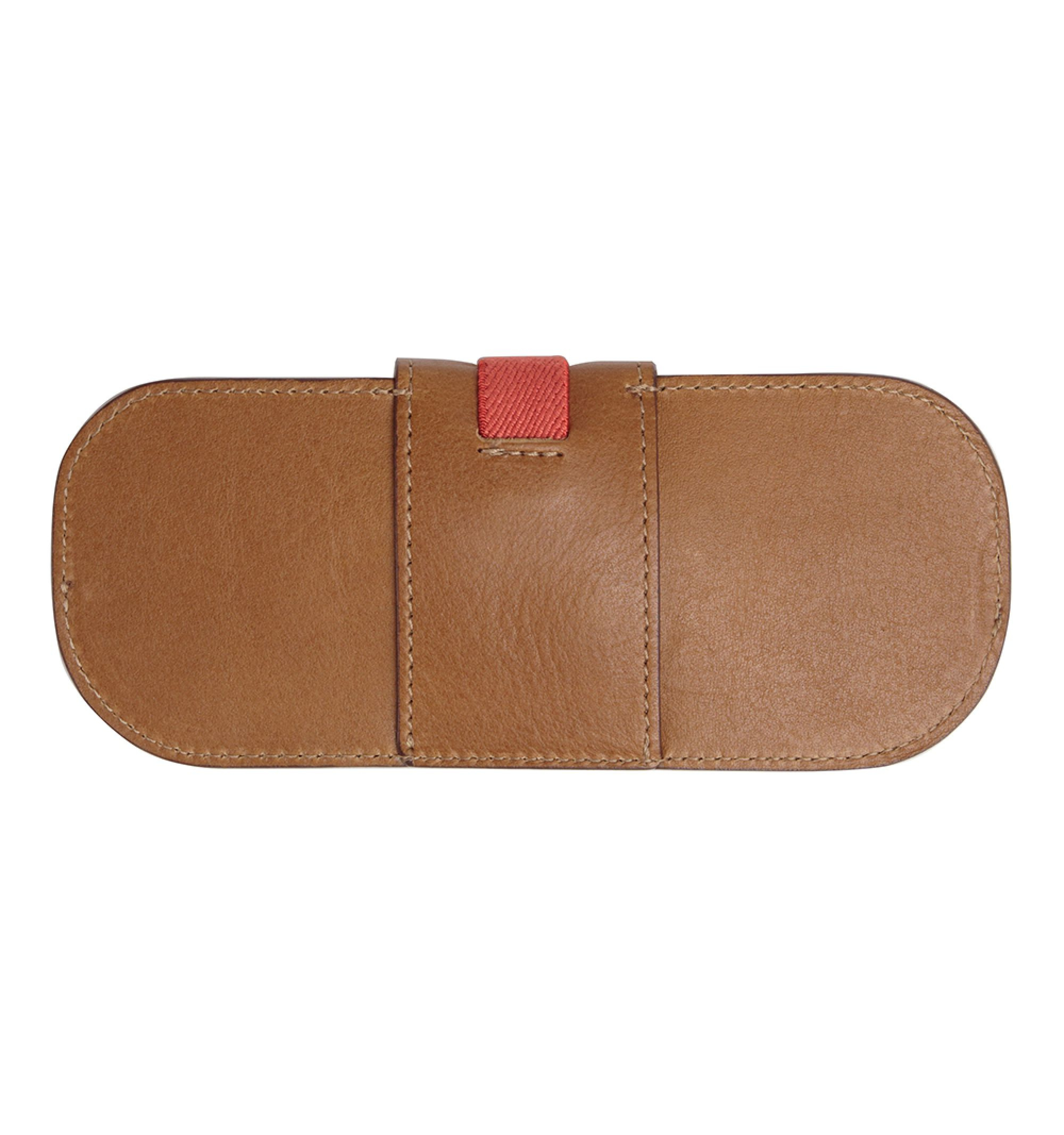 DIFFUSER TOKYO / OIL LEATHER SMART EYEWEAR CASE / CAMEL & BEIGE