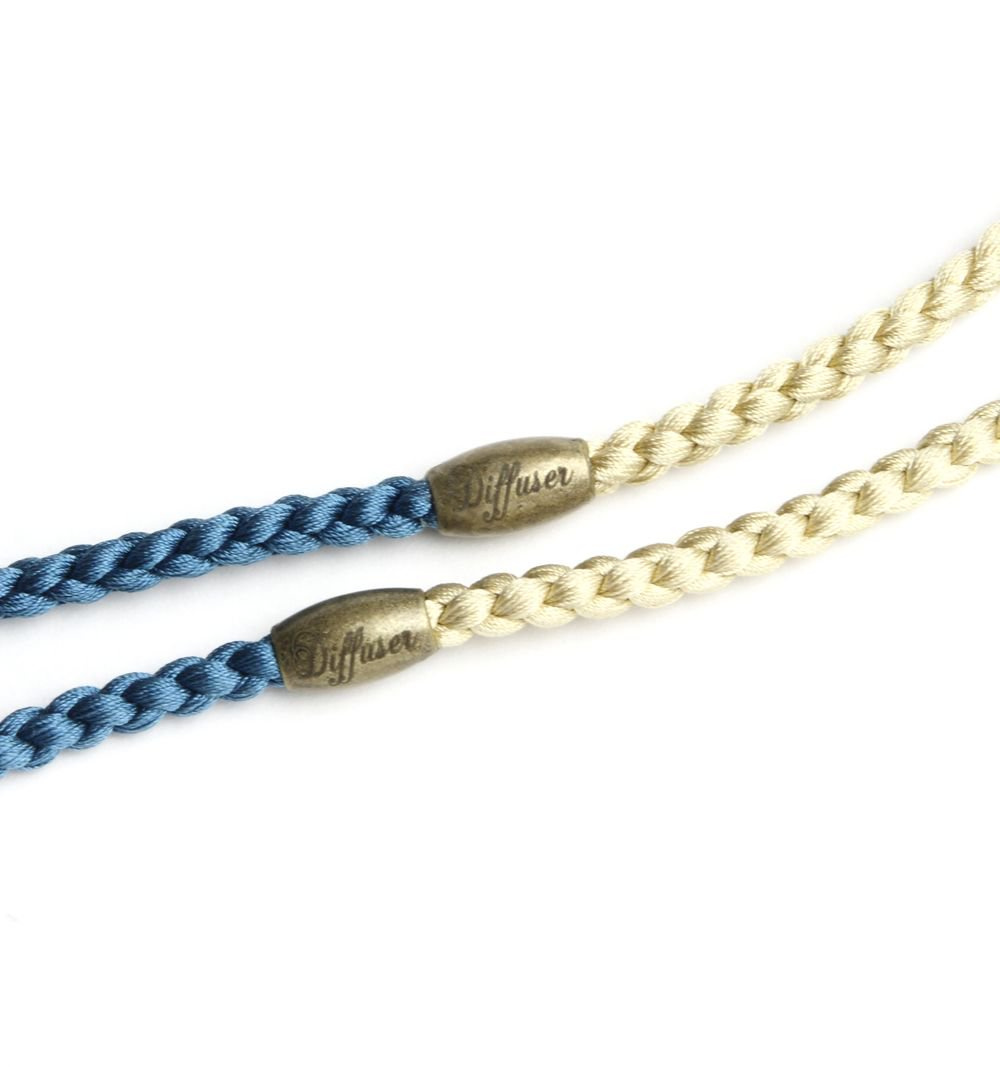 DIFFUSER TOKYO / TWO TONE SILKY GLASS CODE / BLUE & BEIGE