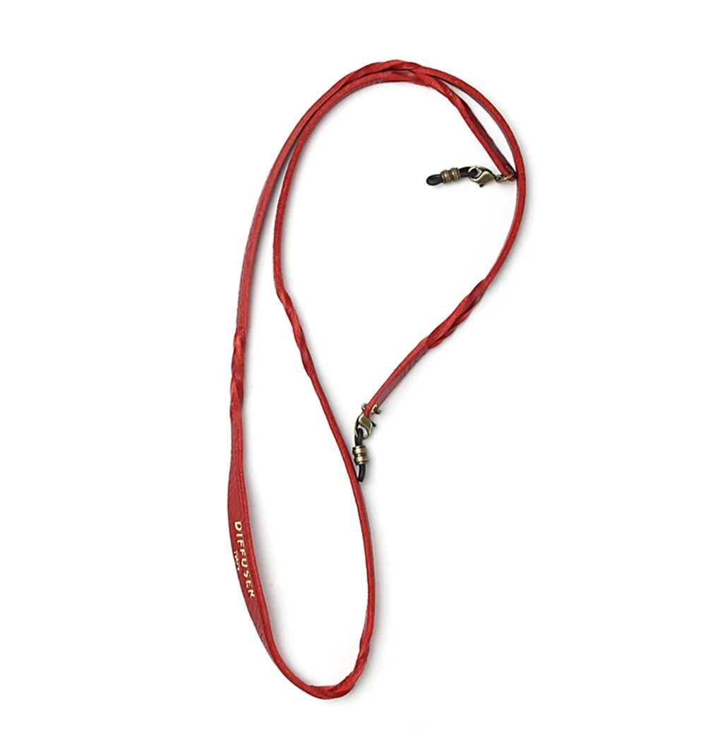 DIFFUSER TOKYO / TWISTED LEATHER SOFT BRACECODE / RED