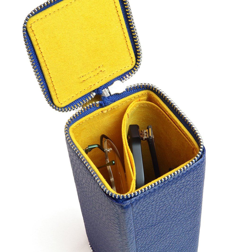 DIFFUSER TOKYO / RHOMBUS PRISM STORAGEBOX TYPE2 / BLUE & YELLOW