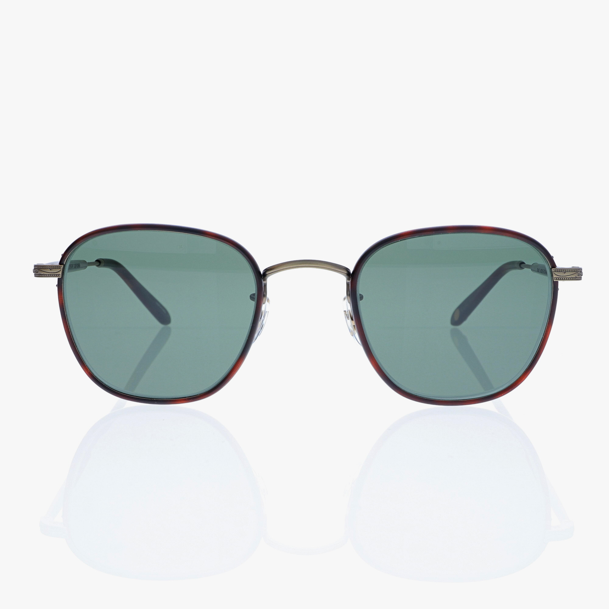 GARRETT LEIGHT / GRANT SUN / MATTE KONA TORTOISE - ANTIQUE GOLD