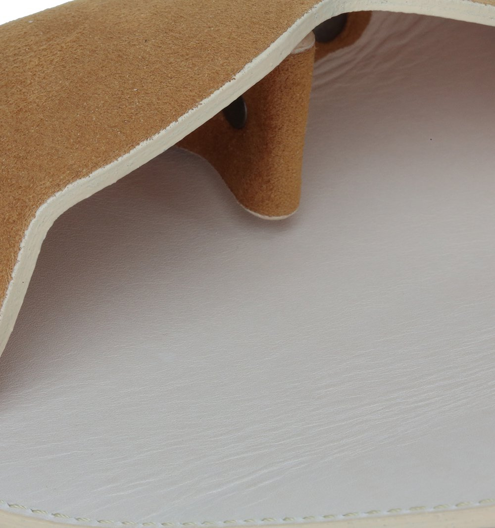 DIFFUSER TOKYO / TECH SUEDE EYEWEAR CASE / YELLOW & NATURAL