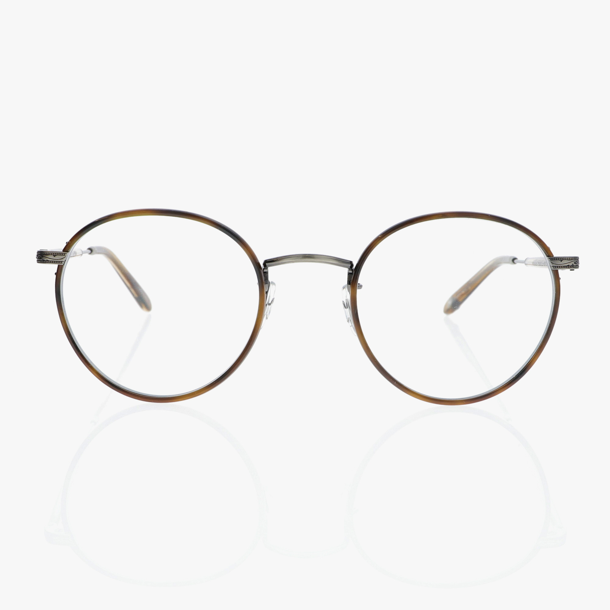 GARRETT LEIGHT / WILSON / HONEYCOMB TORTOISE - PEWTER - KHAKI TORTOISE
