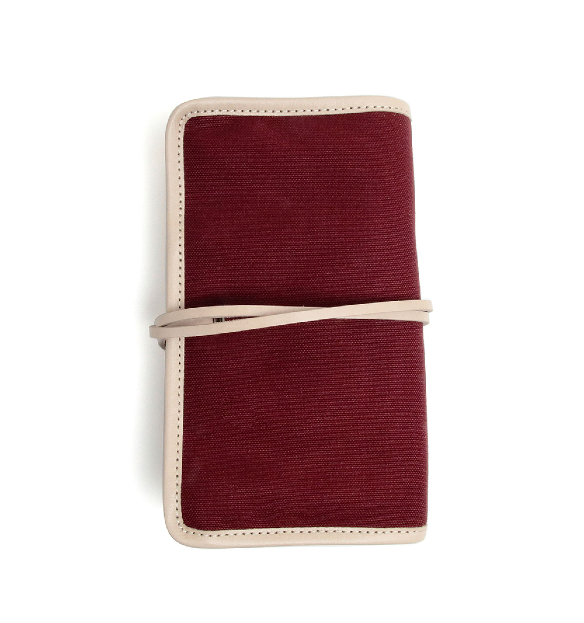 DIFFUSER TOKYO / COTTON CANVAS MULTI CASE / DARK RED