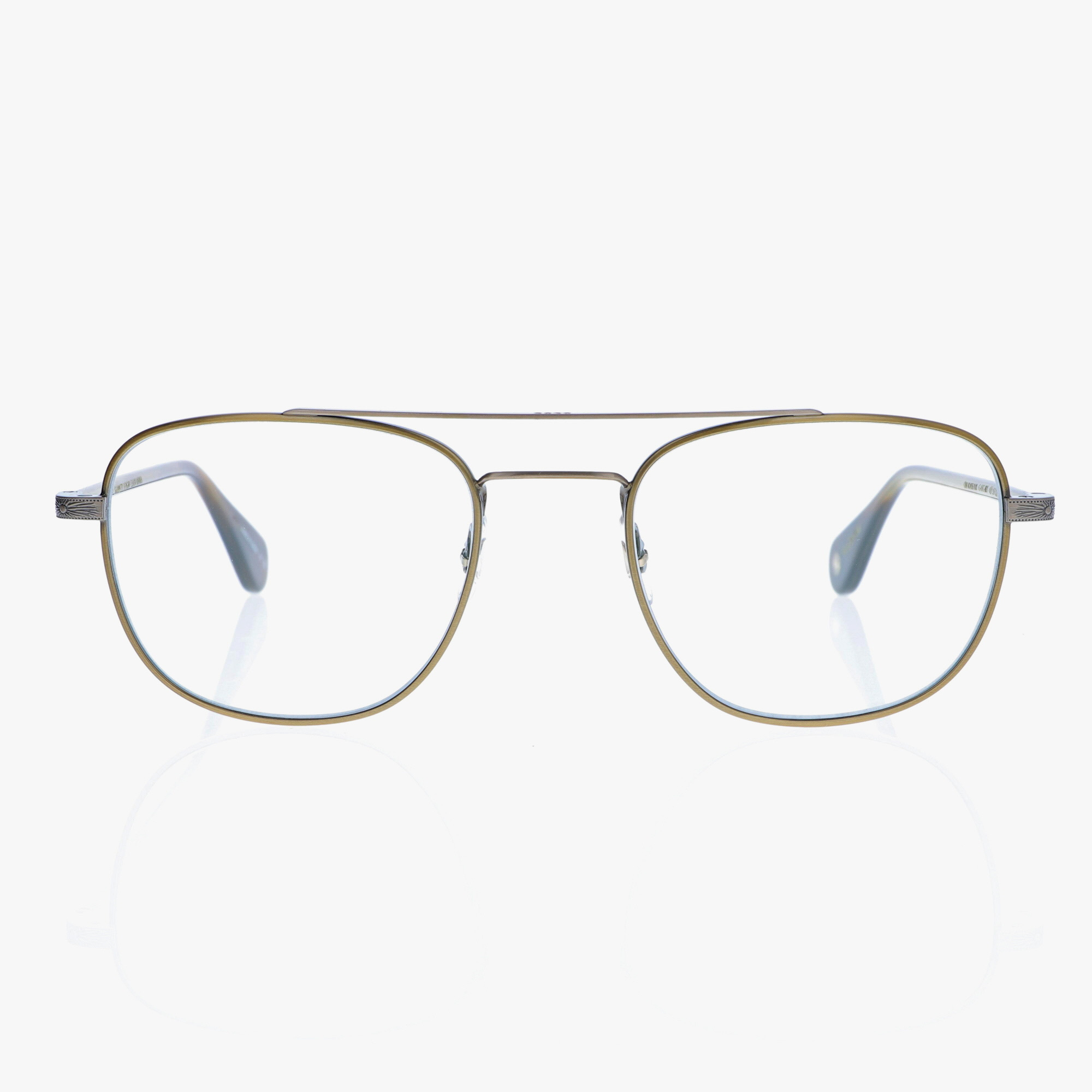 GARRETT LEIGHT / CLUBHOUSE 2 / GOLD - ANTIQUE GOLD - BRANDY TORTOISE
