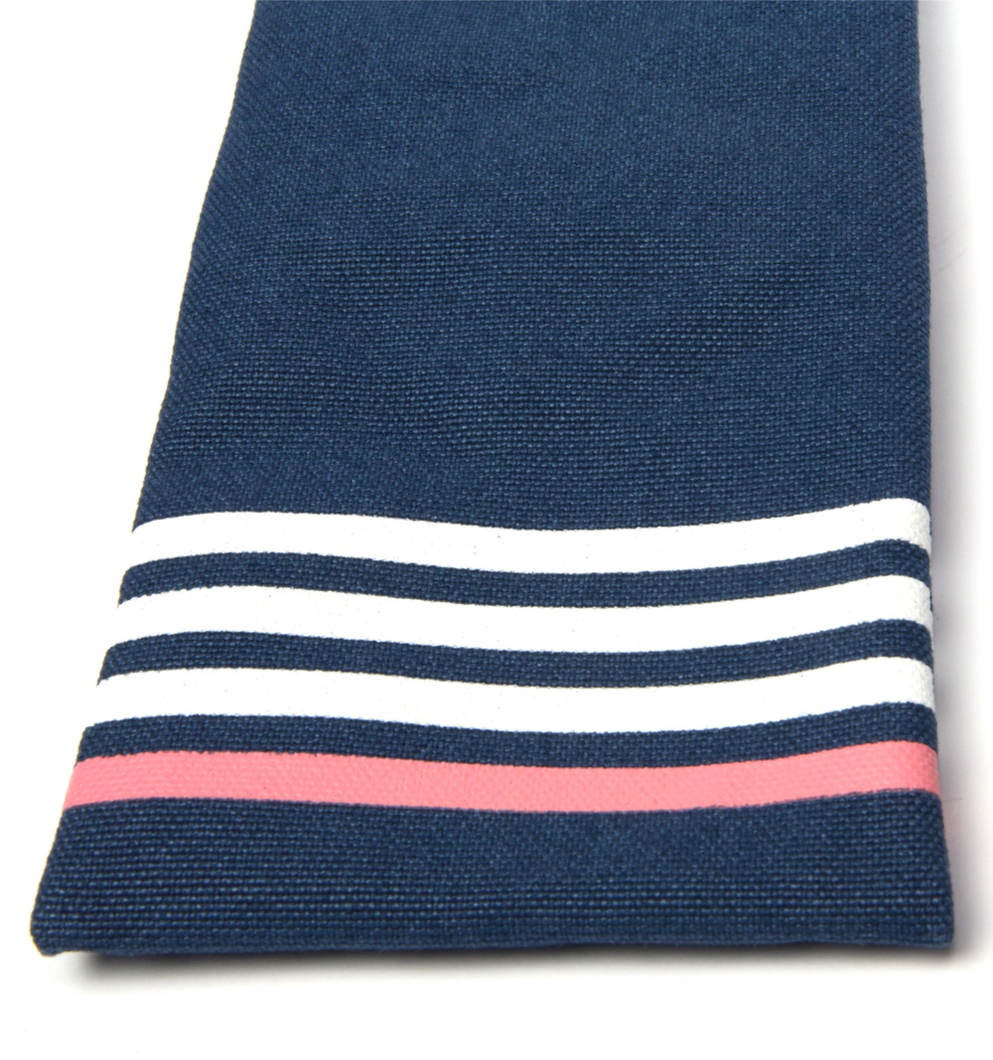 DIFFUSER TOKYO / STRIPE CANVAS SOFT EYEWEAR CASE / NAVY