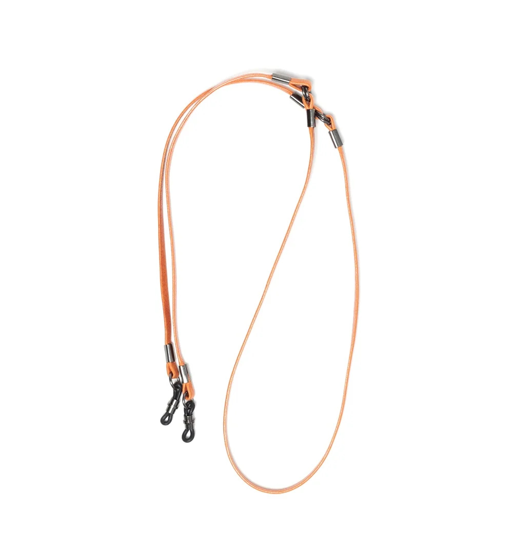 DIFFUSER TOKYO / UNEVEN DYED LEATHER GLASS CODE / ORANGE
