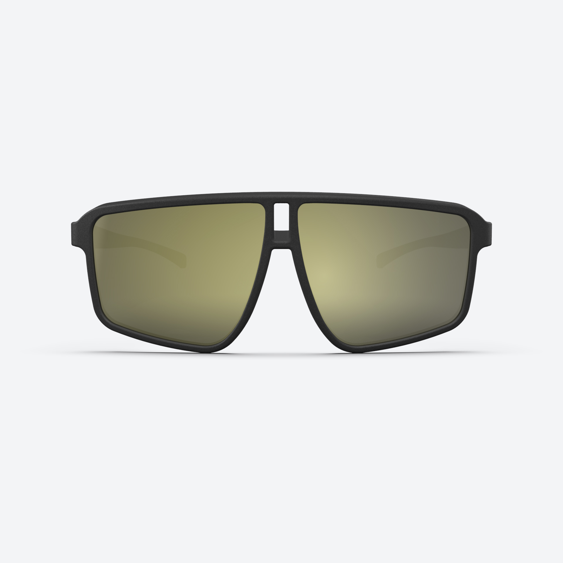 ILEVE DISTRICT / No7 small / BLACK MATT-VIBRANT GOLD MIRROR