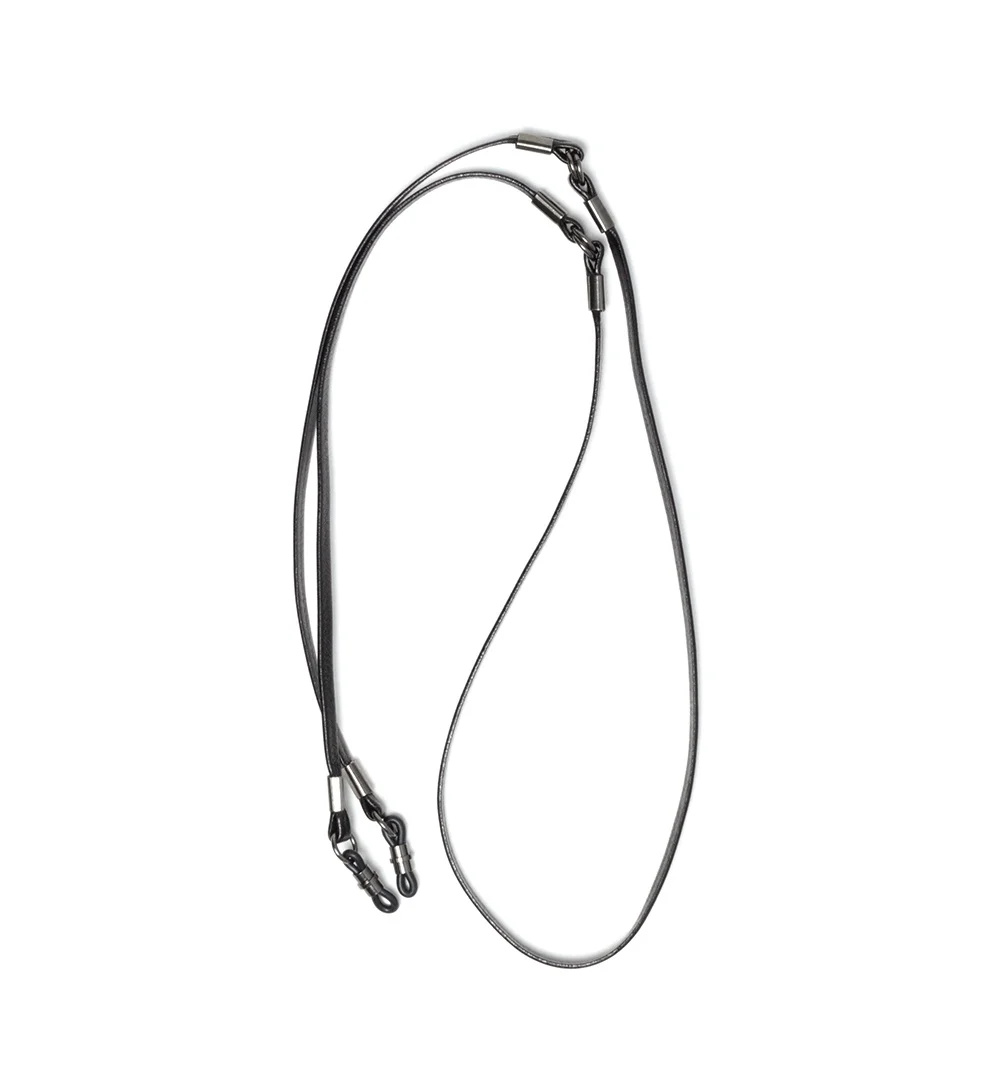 DIFFUSER TOKYO / UNEVEN DYED LEATHER GLASS CODE / BLACK