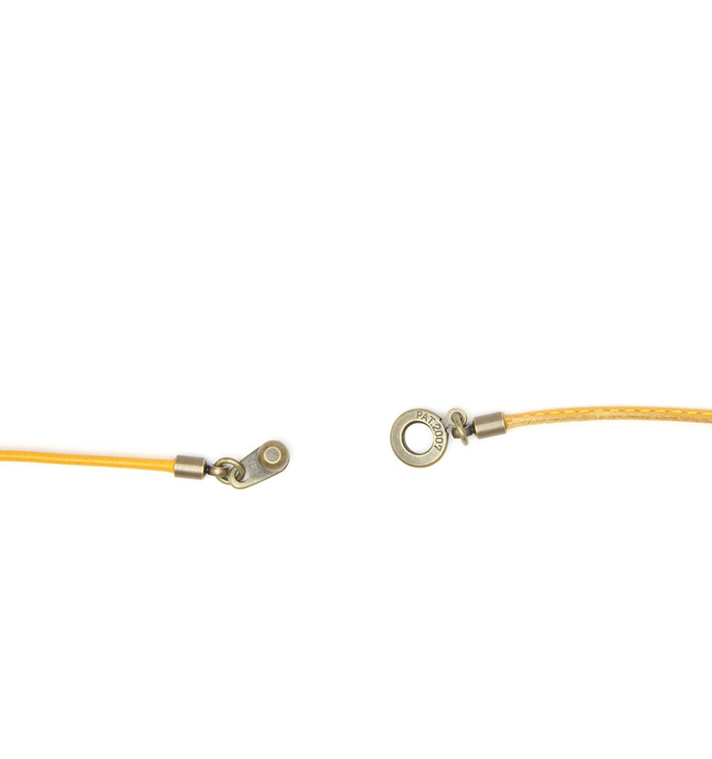 DIFFUSER TOKYO / STICH LEATHER DETACHABLE GLASS CODE / YELLOW