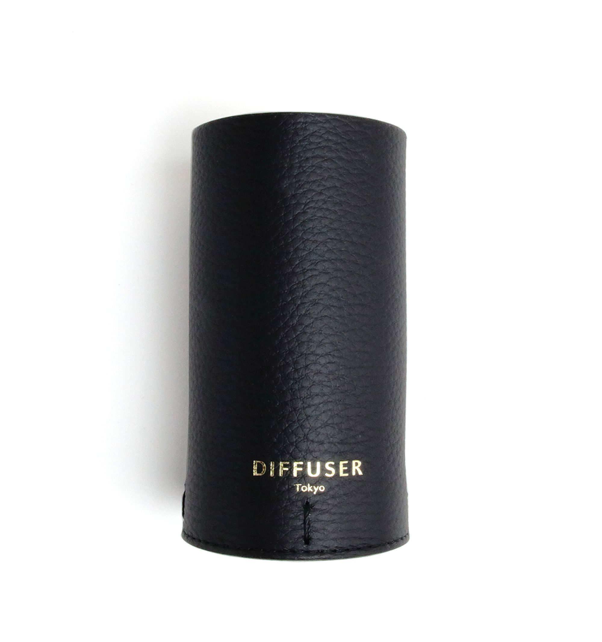 DIFFUSER TOKYO / DURABLE LEATHER EYEWEAR STAND / BLACK & YELLOW