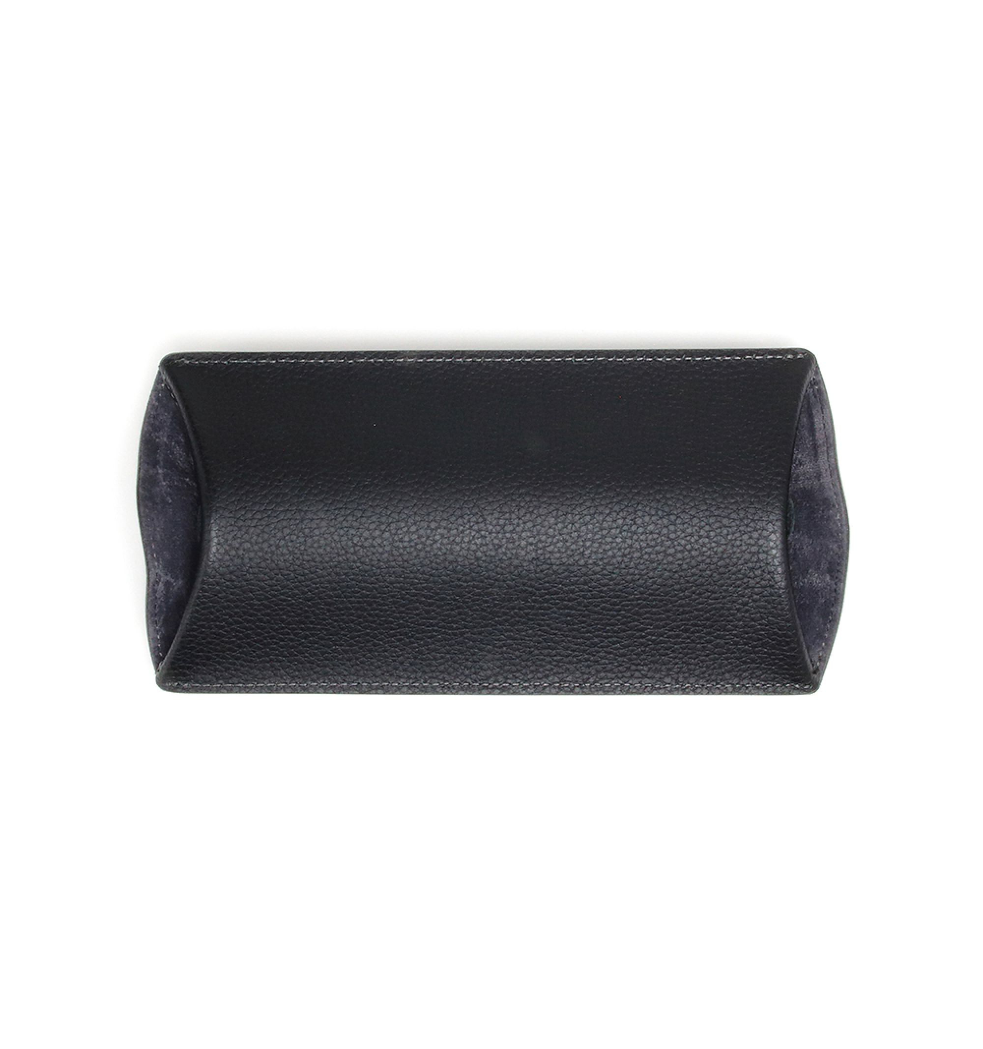 DIFFUSER TOKYO / CYLINDRICAL LEATHER EYEWEAR CASE / BLACK