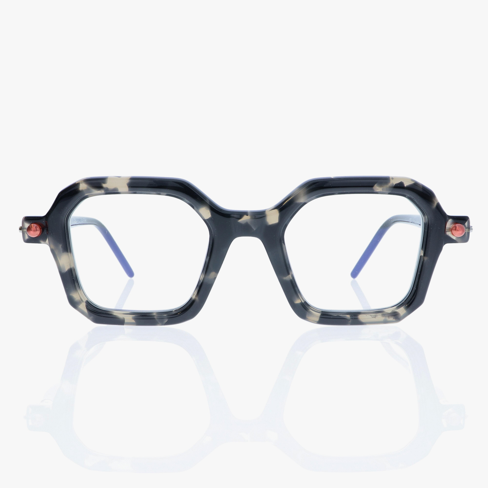 KUBORAUM / P9 / GREY HAVANA - GREY HAVANA - BLACK SHINE