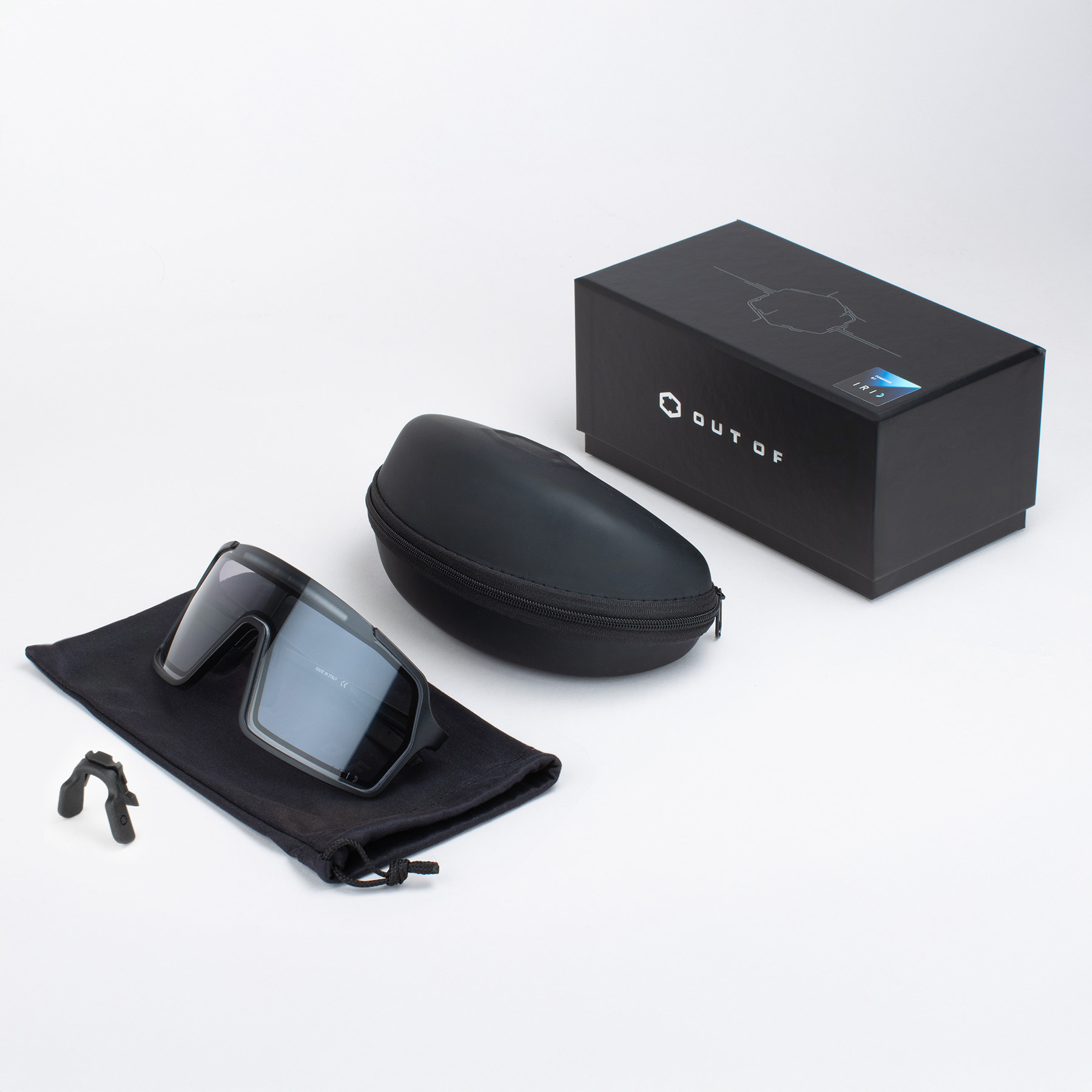 OUT OF / BOT 3 LARGE / BLACK - IRID CLEAR