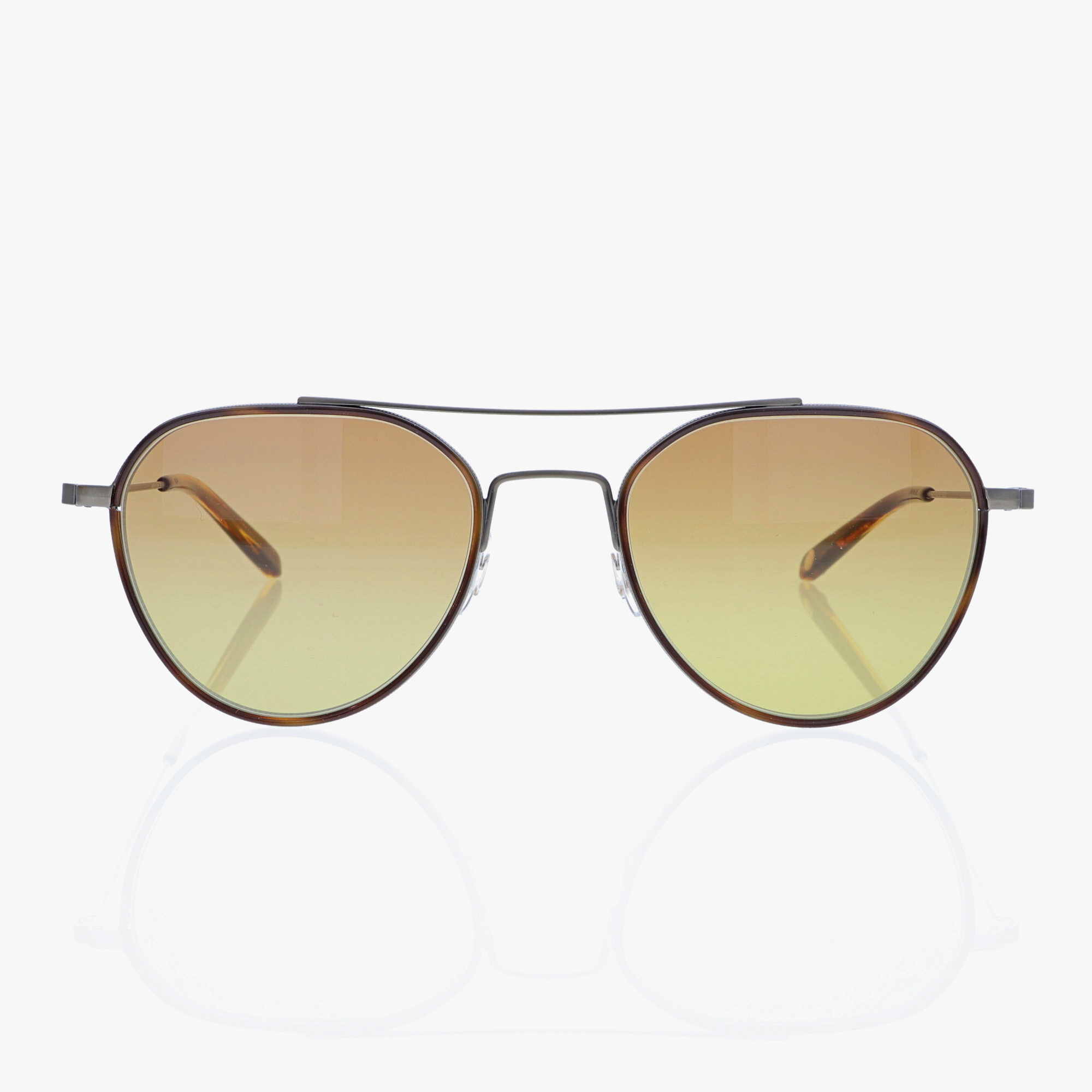 GARRETT LEIGHT / SANMIGUEL / MARIGOLD TORTOISE - ANTIQUE GOLD CHESTNUT