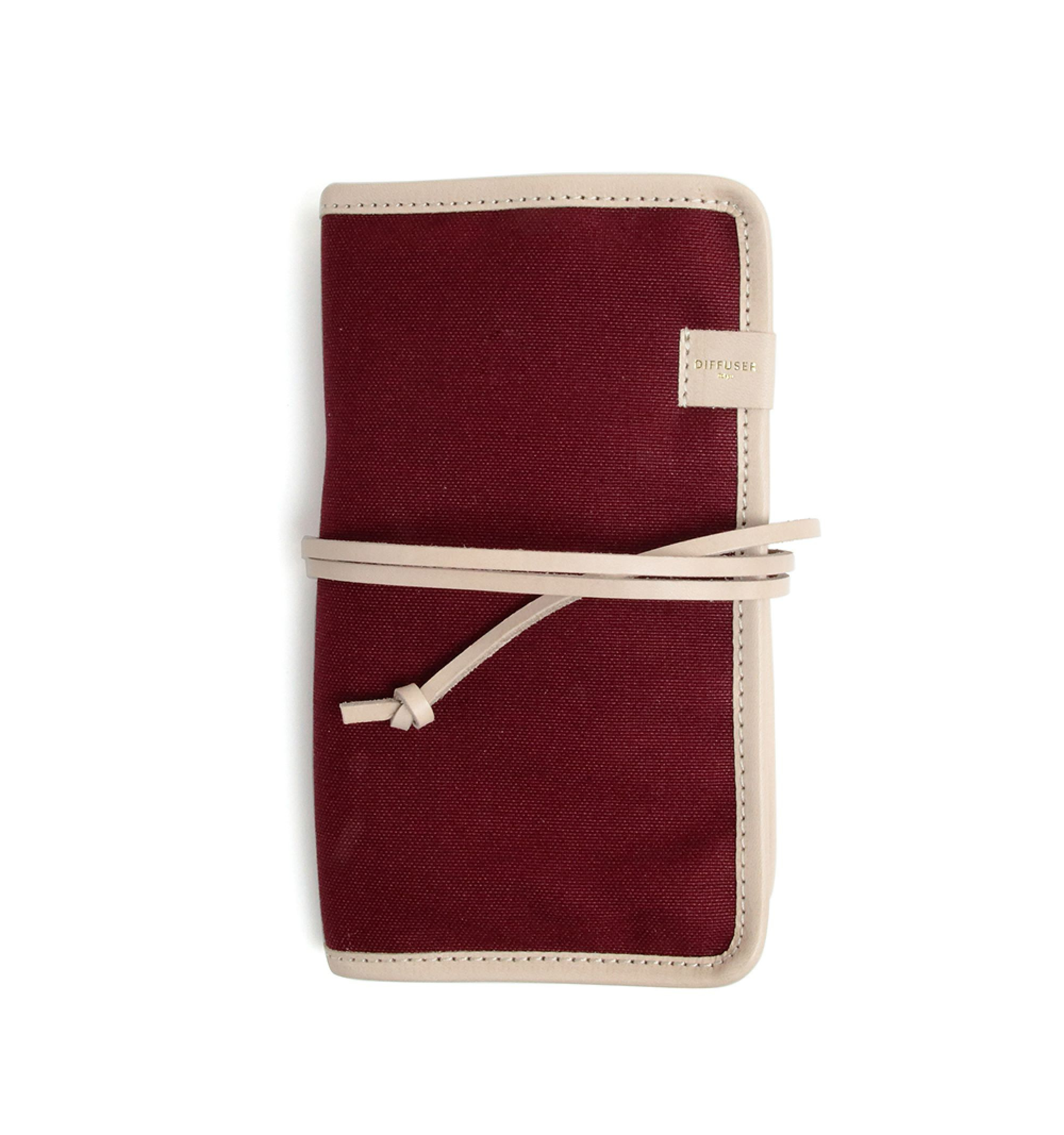 DIFFUSER TOKYO / COTTON CANVAS MULTI CASE / DARK RED