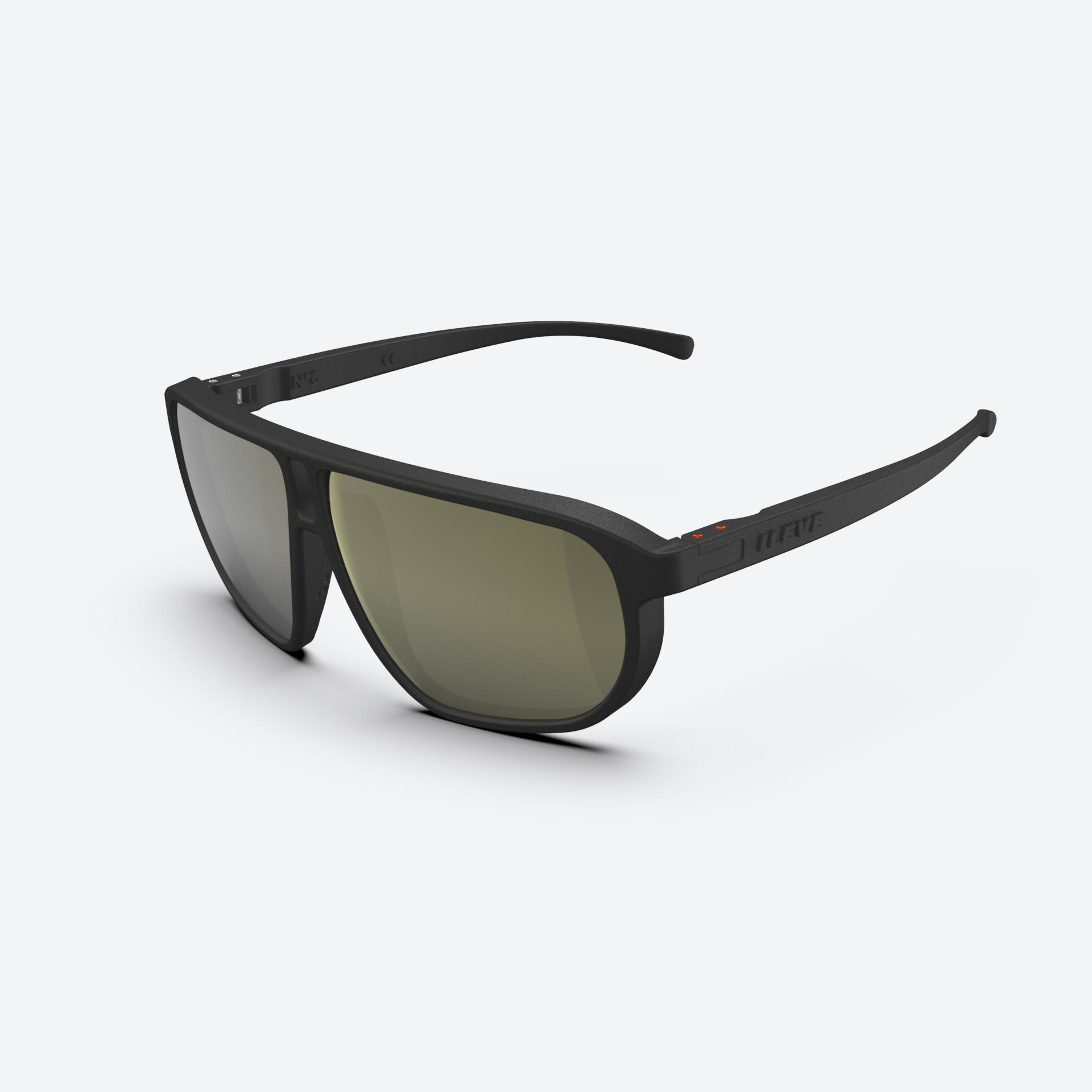 ILEVE DISTRICT / No6 standard / BLACK MATT-VIBRANT GOLD MIRROR